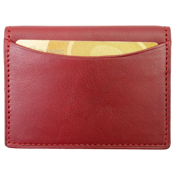 Mens Credit Card Holder Bifold Organizer in Genuine Leather - Picture 3 of 7